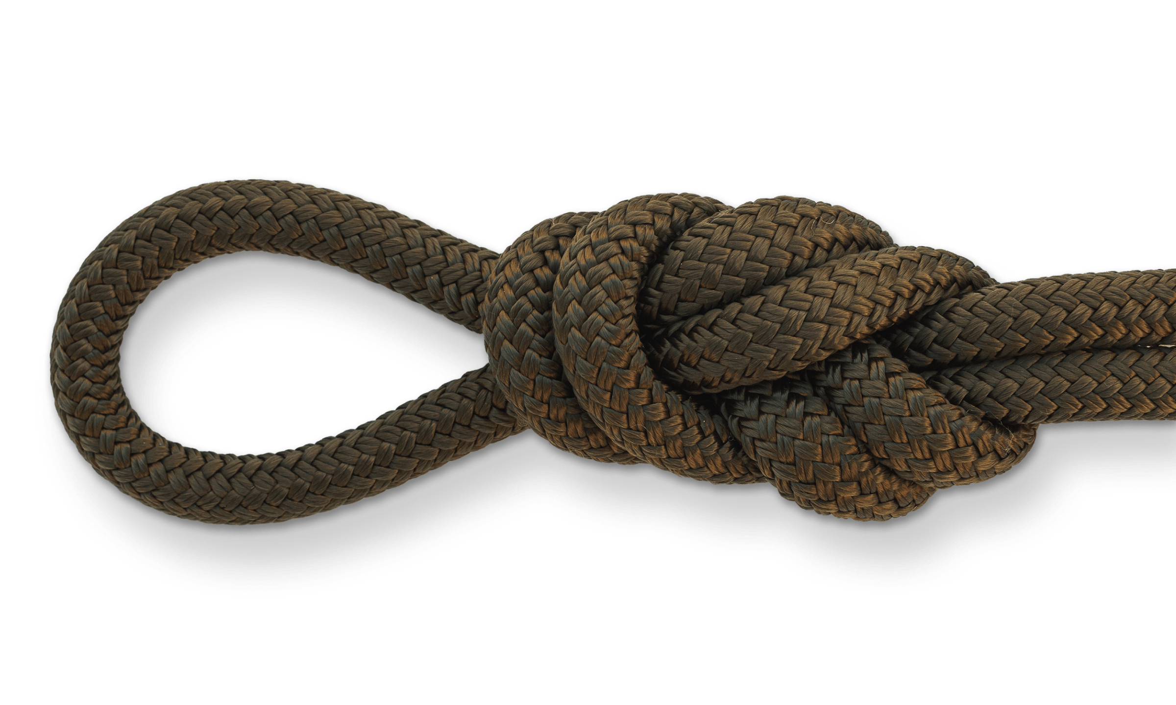 olive drab double braid nylon rope